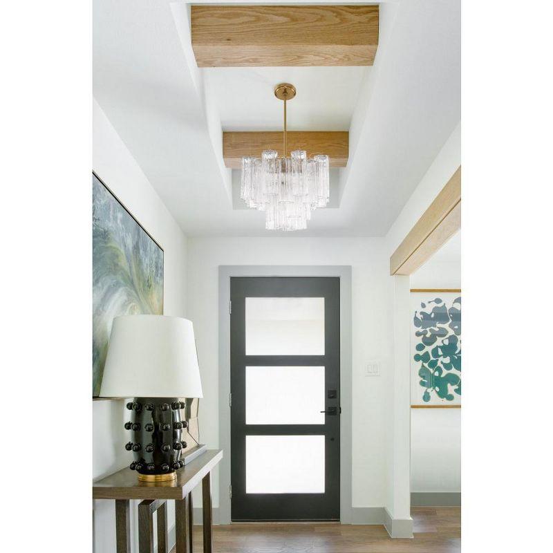 Crystorama Lighting Addis 4 - Light Chandelier in  Aged Brass