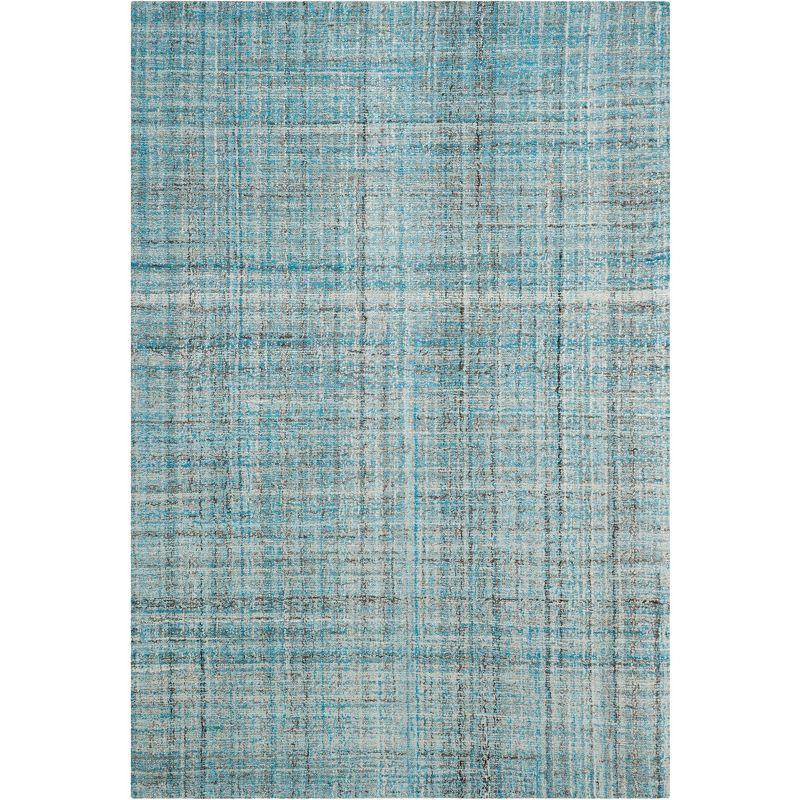 Abstract ABT141 Handmade Indoor Area Rug - Blue/Multi - 6'x9' - Safavieh