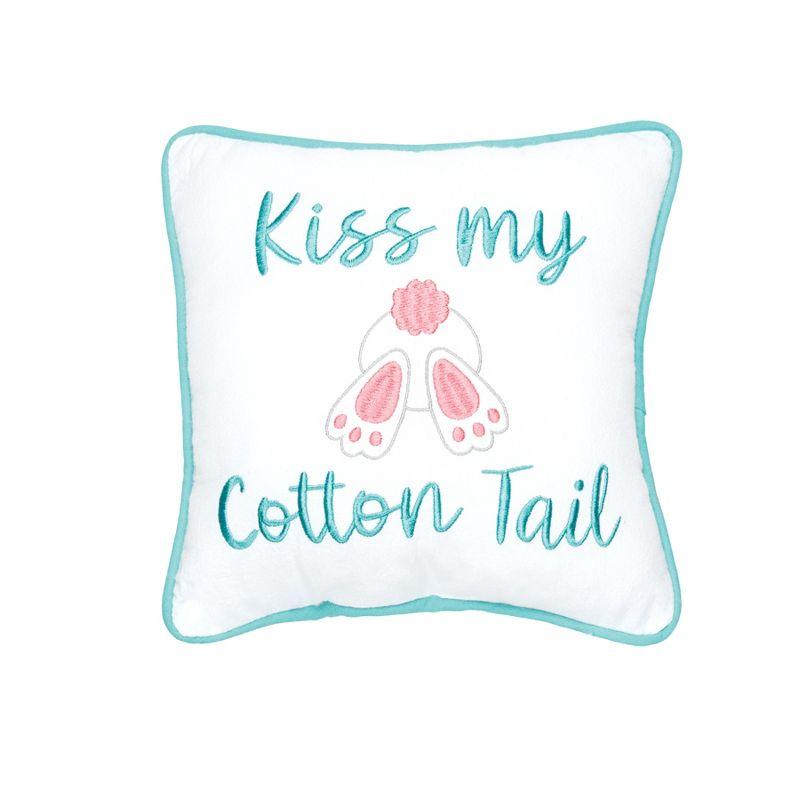 C&F Home Kiss My Cotton Tail Pillow