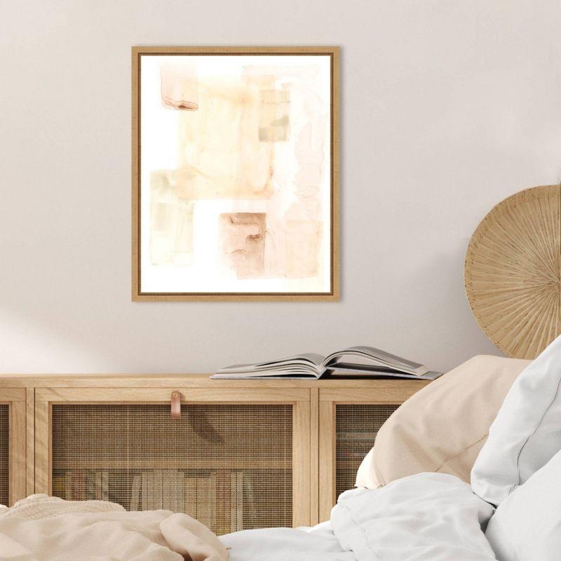 Amanti Art Liquid Chiffon II by June Erica Vess Framed Canvas Wall Art Print