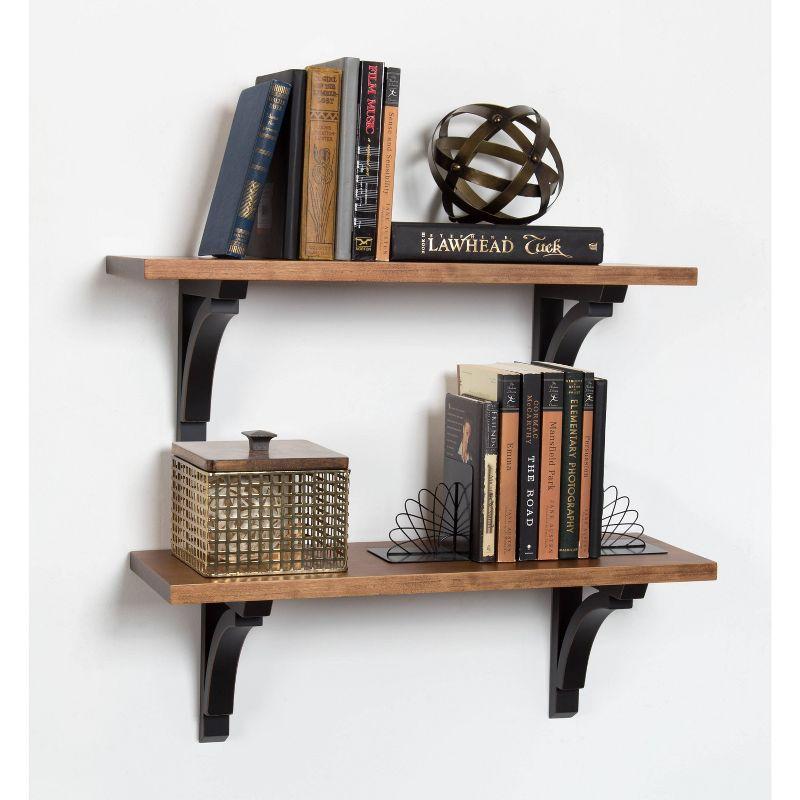 Wall Shelf - Brown/Black