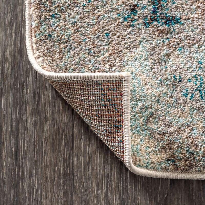 Contemporary Pop Modern Abstract Vintage Faded Area Rug - JONATHAN Y