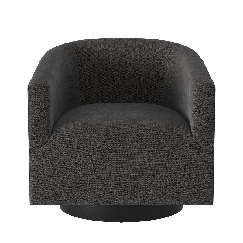 Donovan Upholstered Swivel Barrel Chair