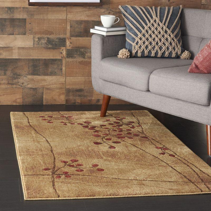 Nourison Somerset Latte Area Rug ST74 3'6" x 5'6"