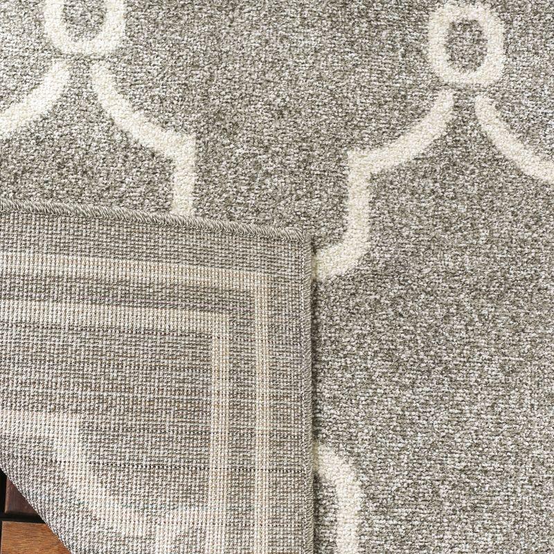 Amherst AMT414 Power Loomed Indoor Area Rug - Dark Grey/Beige - 8'x10' - Safavieh