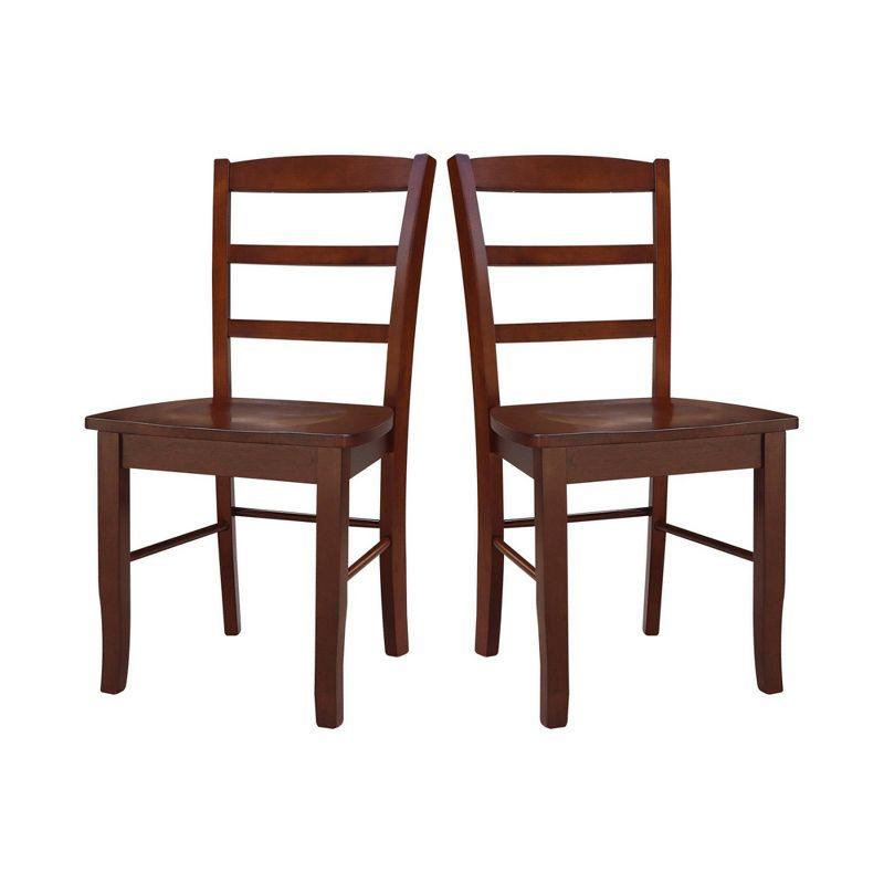 Set of 2 Madrid Ladderback Chairs - International Concepts