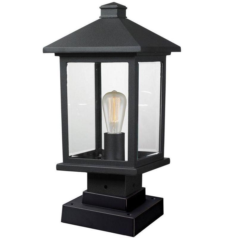Z-Lite Portland 1 - Light Lantern in  Black