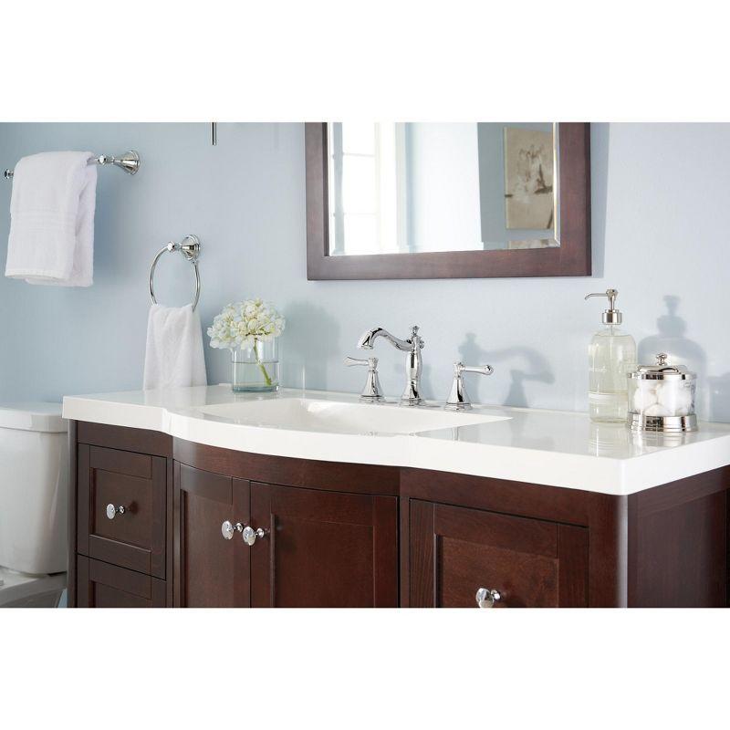 Cassidy Widespread Bathroom Faucet 3 Hole, 2-handle Bathroom Sink Faucet with Drain Assembly