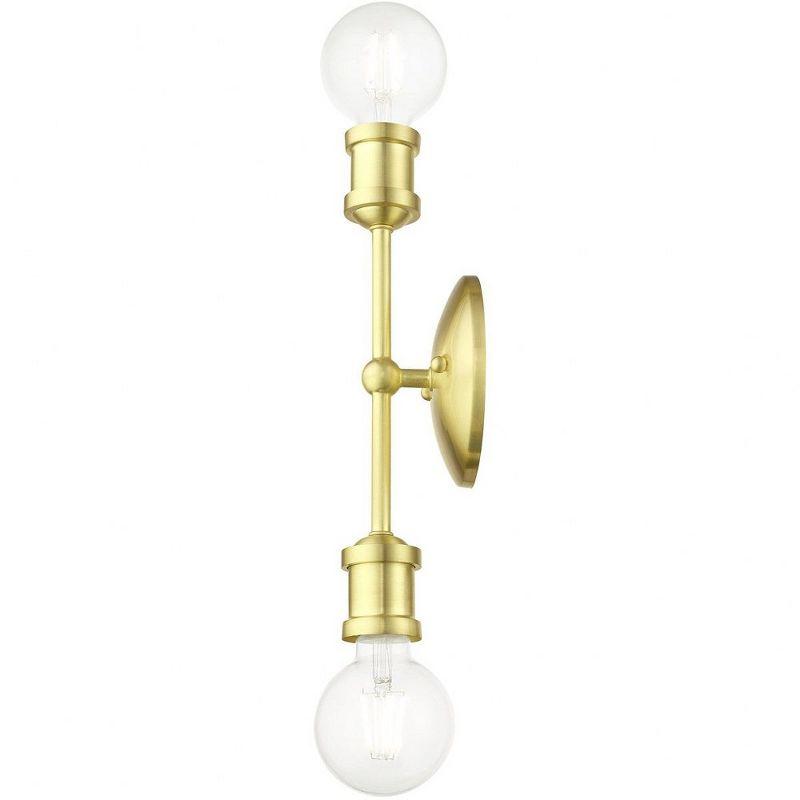 Livex Lighting Lansdale 2 - Light Vanity in  Satin Brass