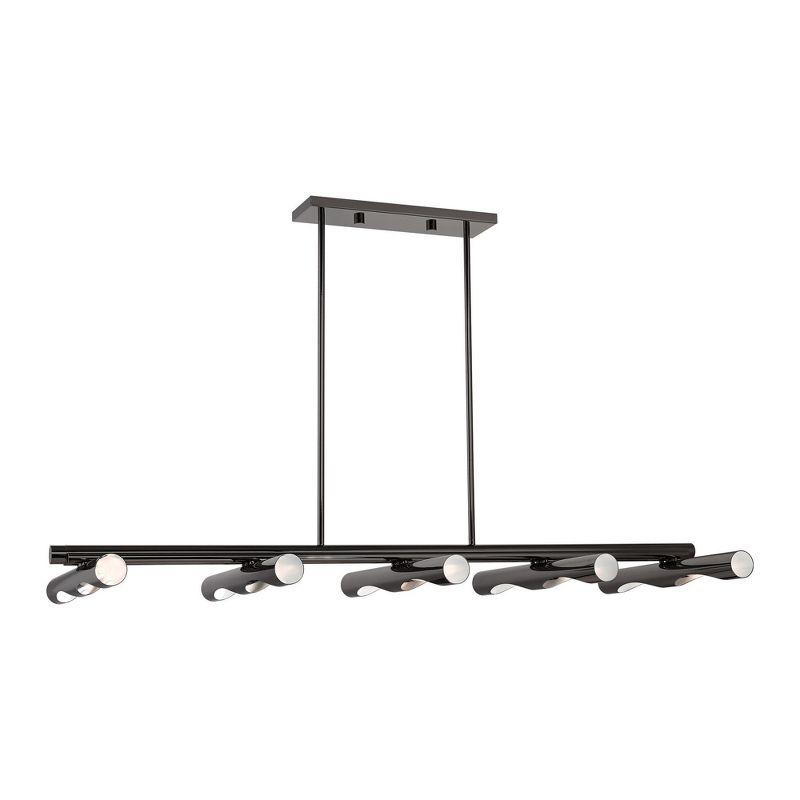 Livex Lighting Acra 10 - Light Chandelier in  Black Chrome