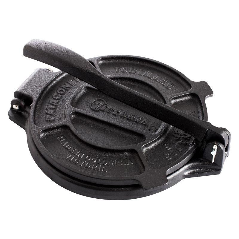 Victoria Cast Iron Tortilla Press - 8"
