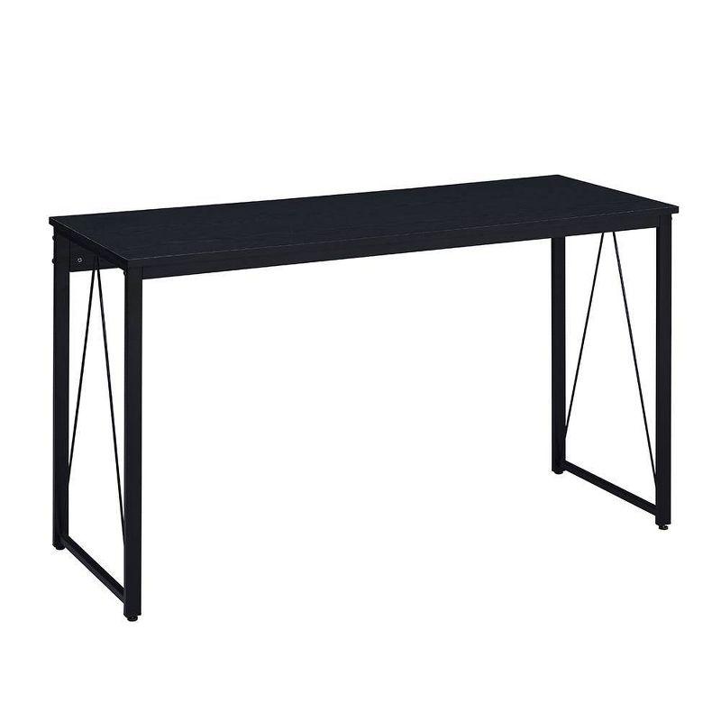 Zaidin Black Adjustable Height Wood Writing Desk