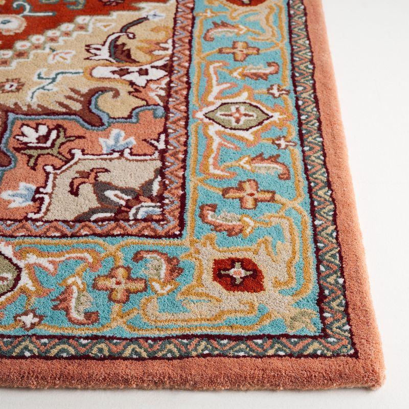 Heritage HG625 Handmade Area Rug - 5'x8' - Red/Pink - Safavieh