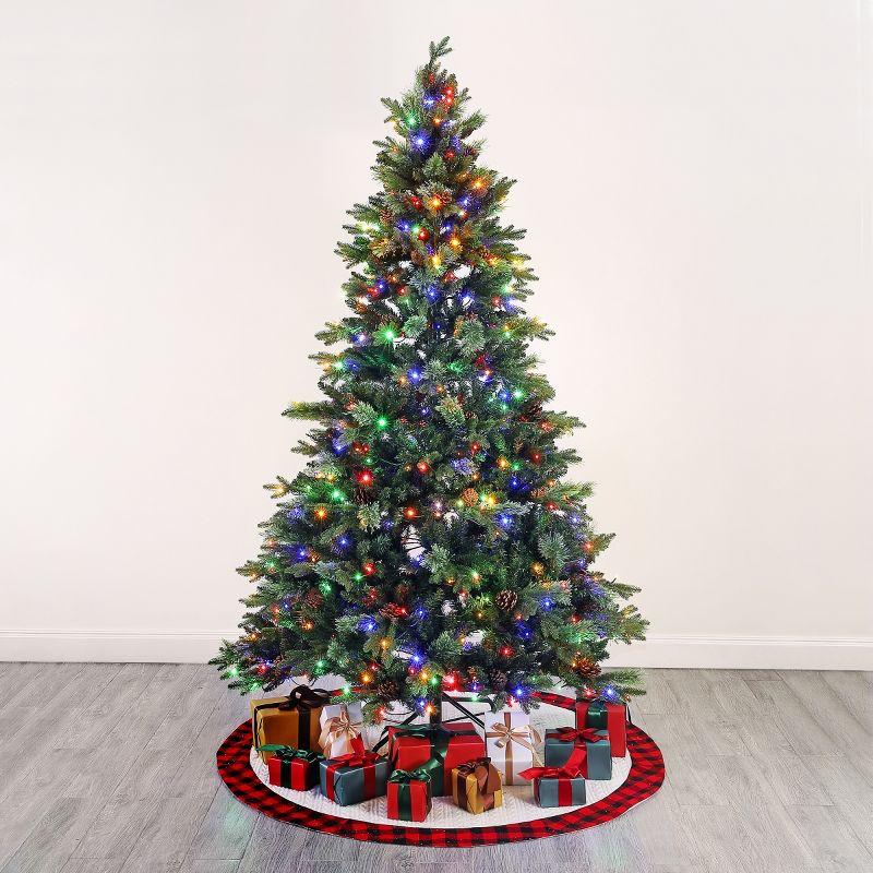 Safavieh Couture 7.5' Lighted Pine Christmas Tree