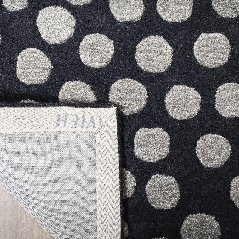 Soho SOH654 Hand Tufted Indoor Area Rug - Dark Grey - 5'x8' - Safavieh