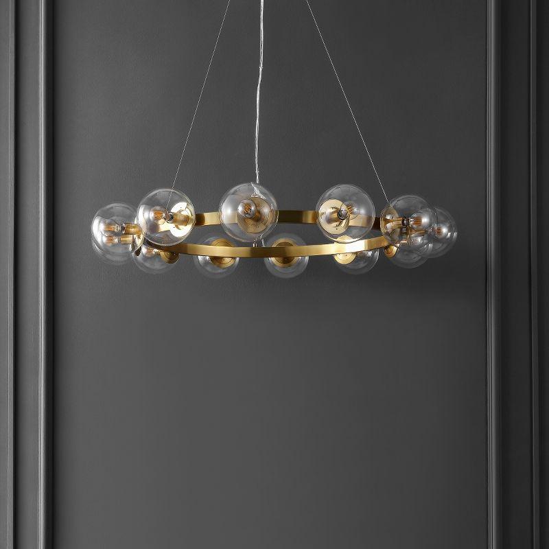 Rylian 12 Light 38" Chandelier - CHA4063 - Brass - Safavieh
