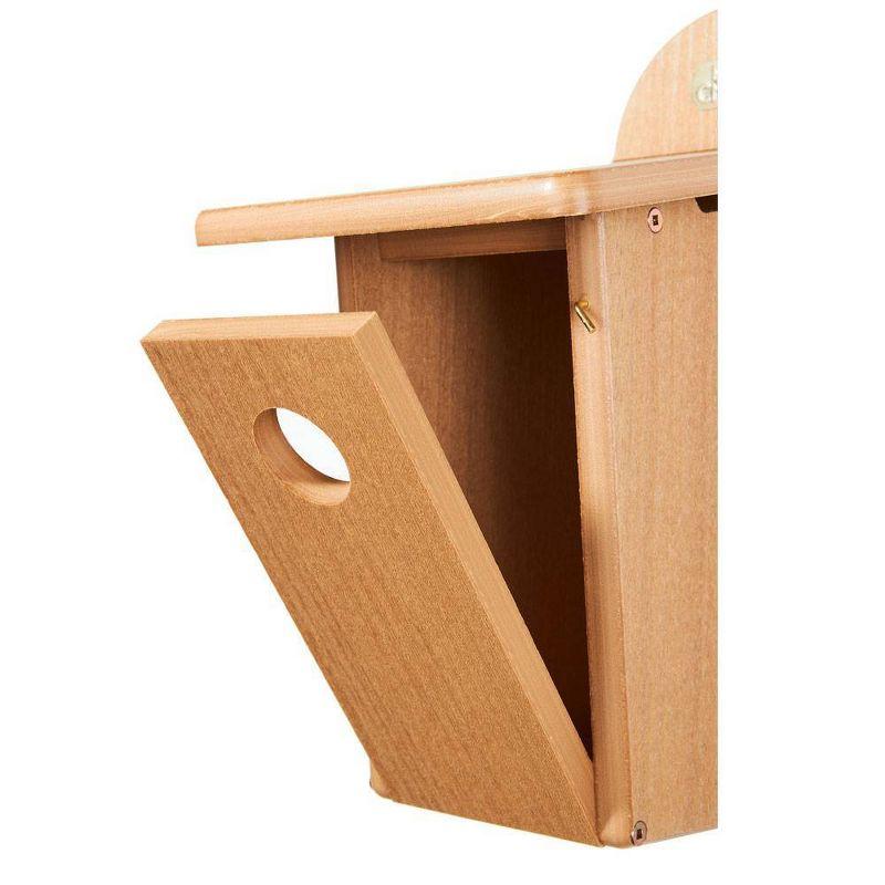 Birds Choice Bluebird House Spruce Creek Collection in Natural Teak Recycled Plastic