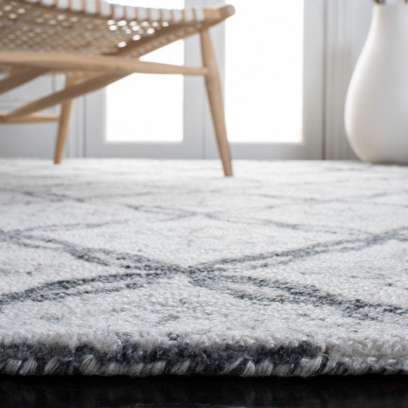 Marquee MRQ118 Hand Tufted Indoor Area Rug - Ivory/Grey - 8'x10' - Safavieh