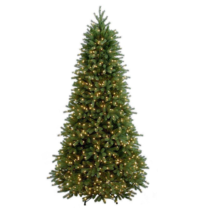 7.5 ft Pre-lit Jersey Fraser Fir Artificial Christmas Tree with Clear Lights