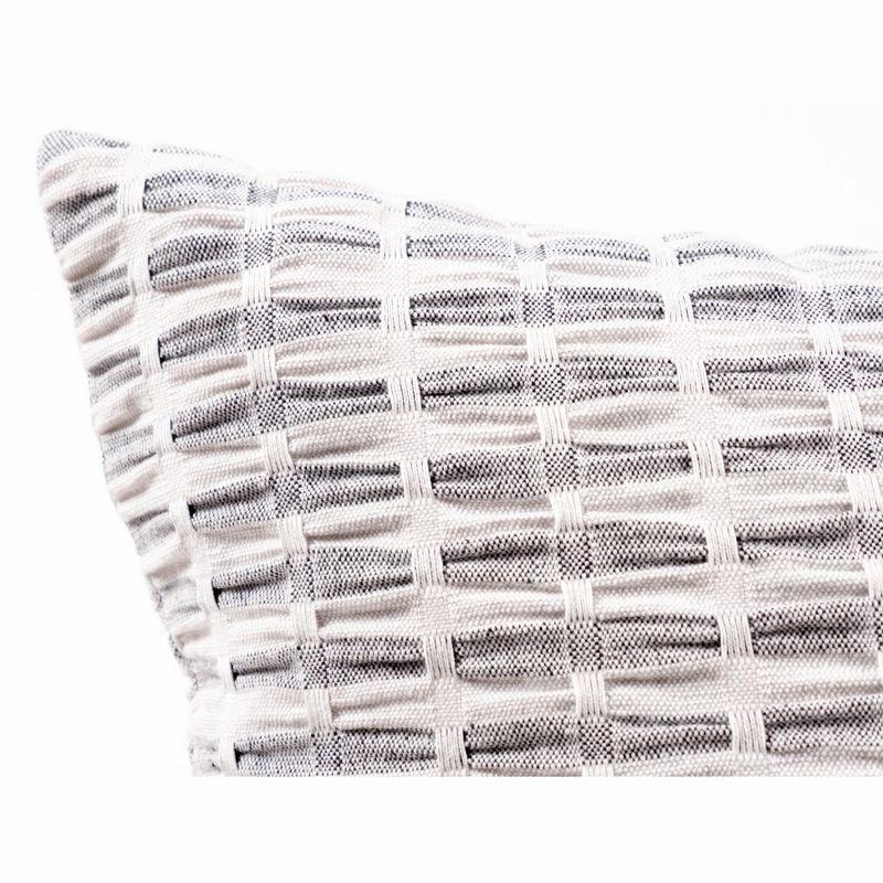 KAF Home Pleated Please Striped Cotton Pillow Cover (Set of 2)