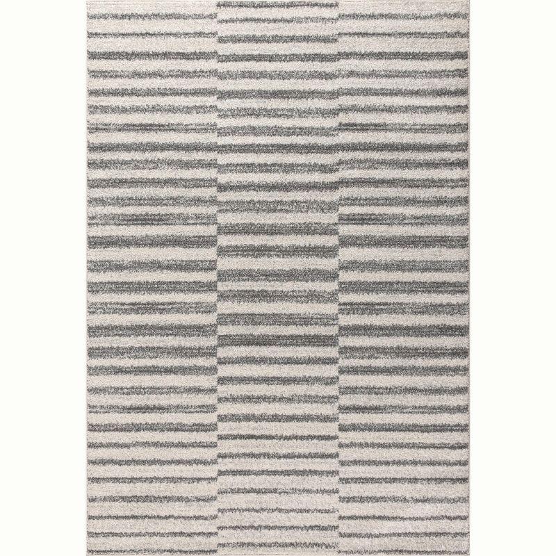 Lyla Offset Stripe Area Rug  - JONATHAN Y