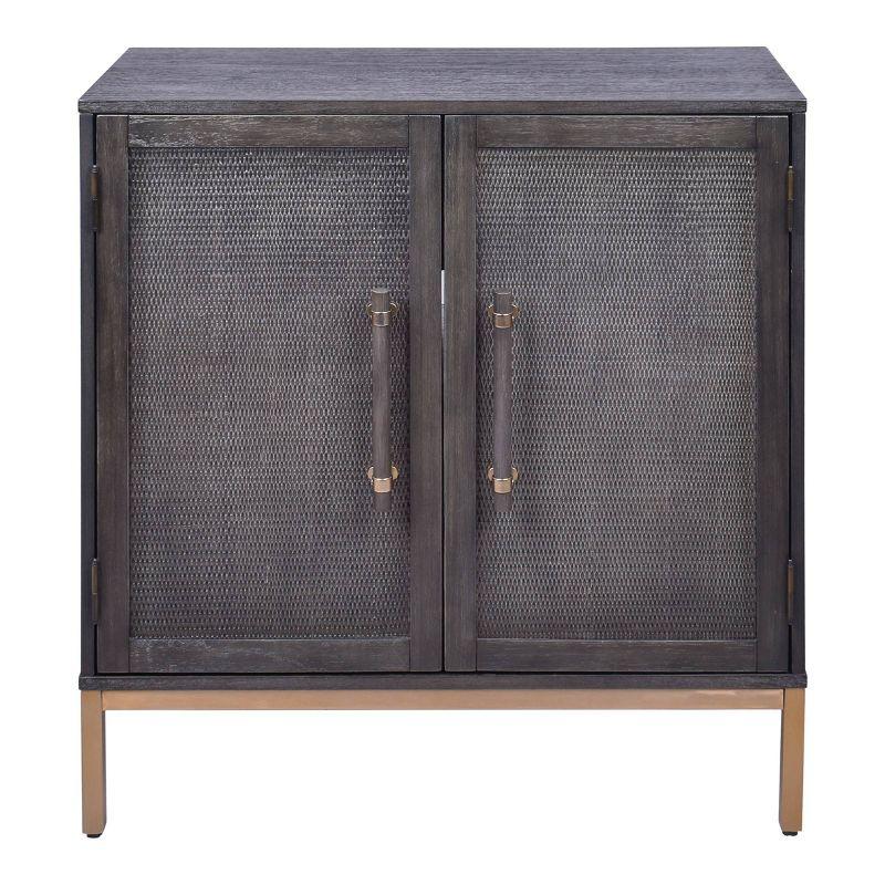 Hopper Studio Hopper Studio Sophia Solid Wood 34'' 2-Door Cabinet, Adjustable Shelf, Practical Shelving