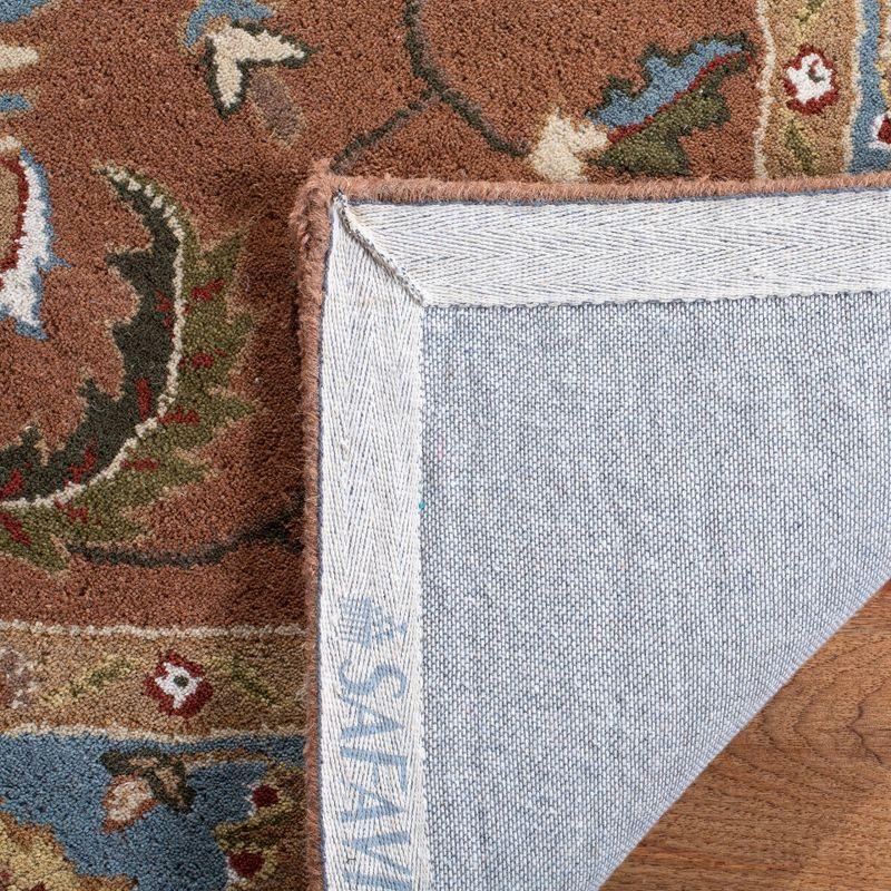 Heritage HG968 Handmade Accent Rug - 2'x3' - Brown/Blue - Safavieh