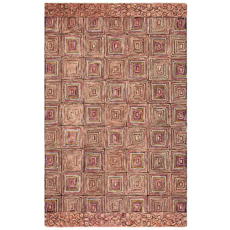 Aspen APN285 Hand Tufted Indoor Accent Rug - Pink/Blue - 3'x5' - Safavieh
