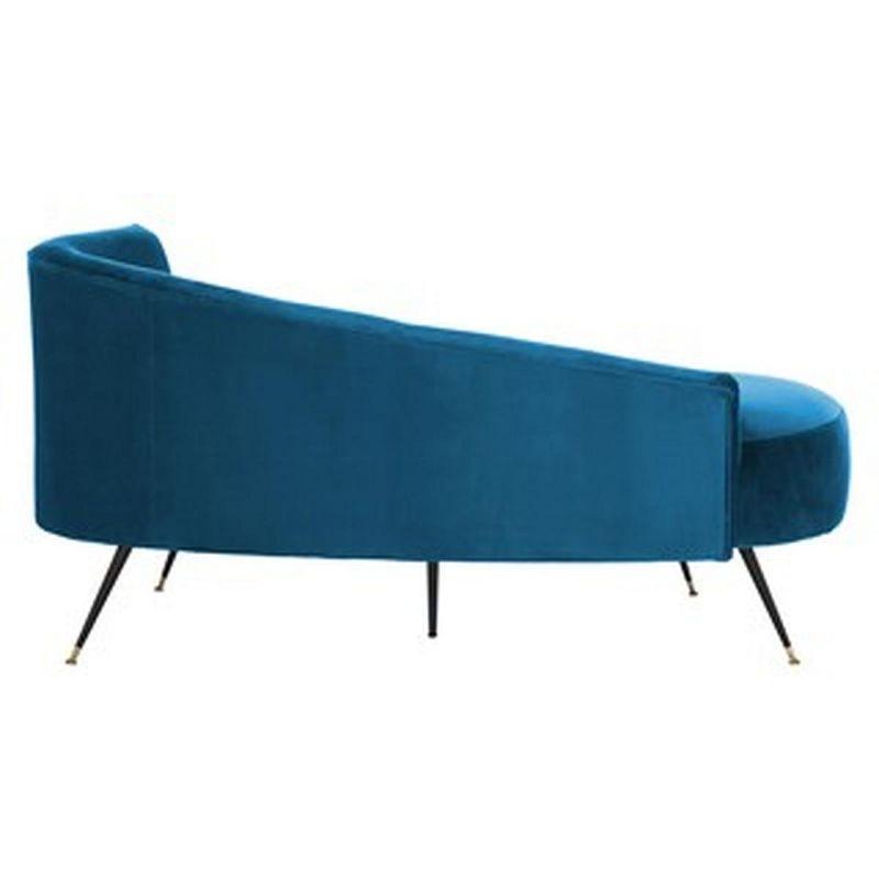 Evangeline Parisian Settee - Navy/Black - Safavieh.