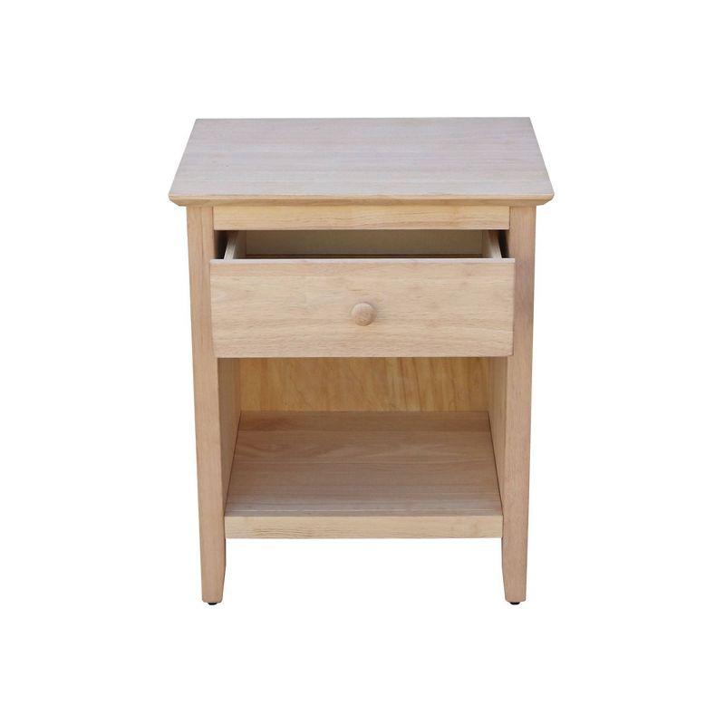 19.5" Nightstand Unfinished - International Concepts