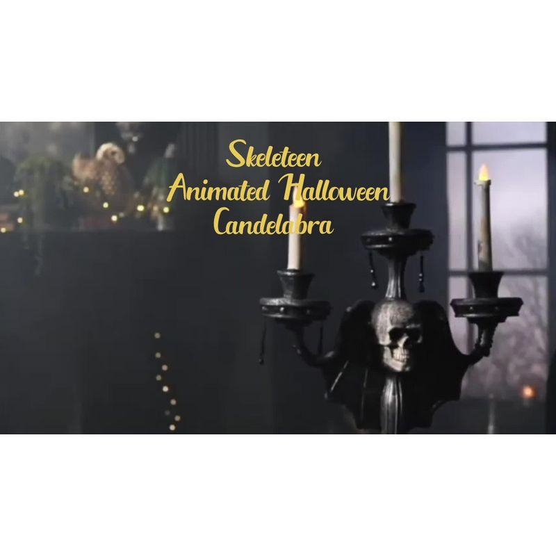 Skeleteen Skeleteen Animated Candelabra Decoration