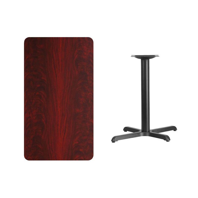 Carrus Laminate Pedestal Dining Table