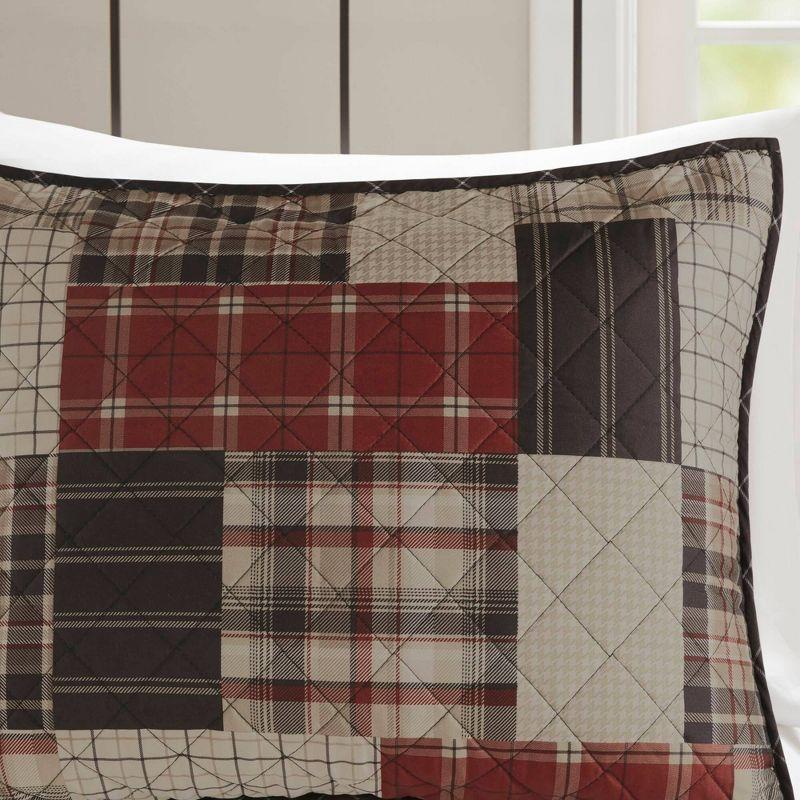 Timber 3 Piece Reversible Printed Quilt Set