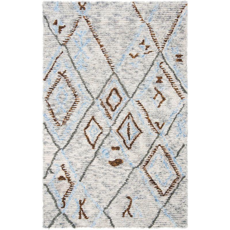 Powell Shag Hand Tufted Wool Southwestern Rug