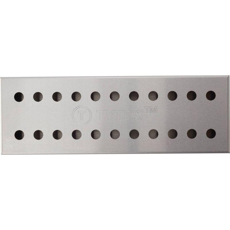Tytus Grills Tytus Grills 4.8'' W x 12.9'' D Stainless Steel Smoker Box