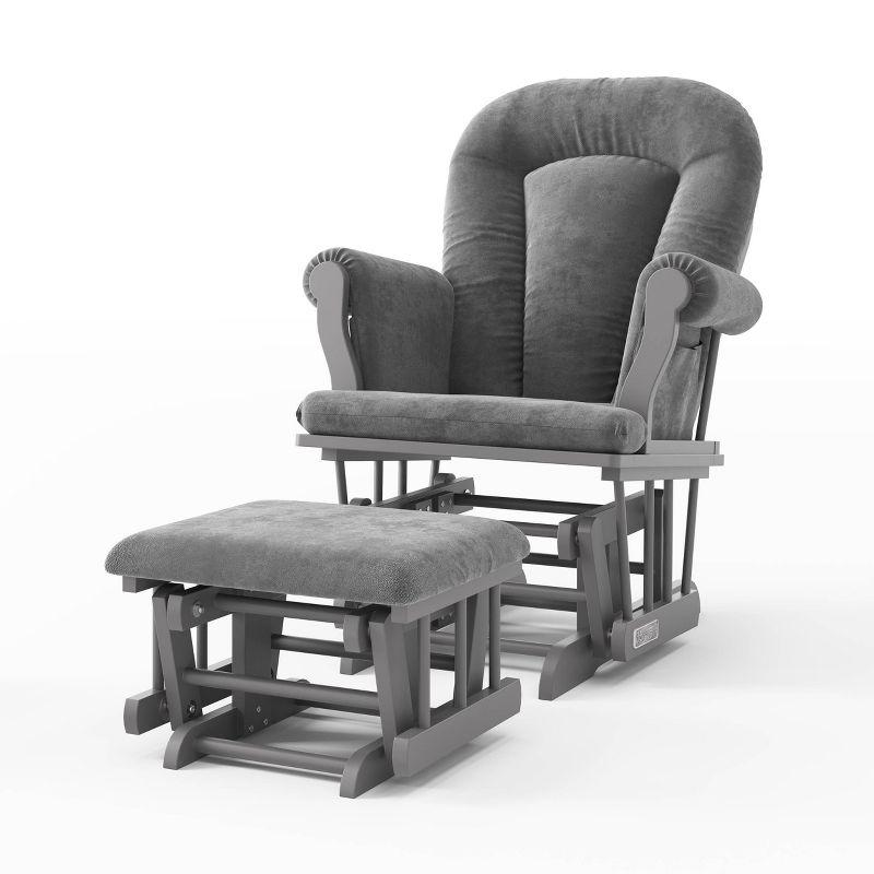 Cozy Glider Rocker and Ottoman