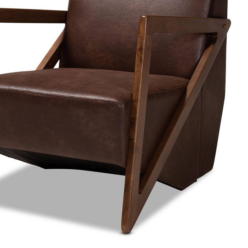 Cadi-Li Faux Leather Armchair