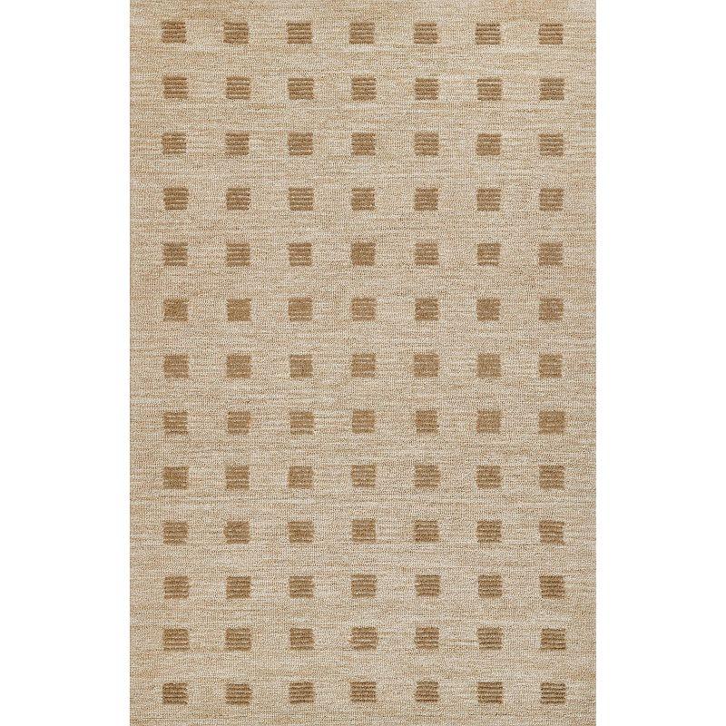 Ebba Hand-Tufted Wool Rug - Natural / 5' x 8'