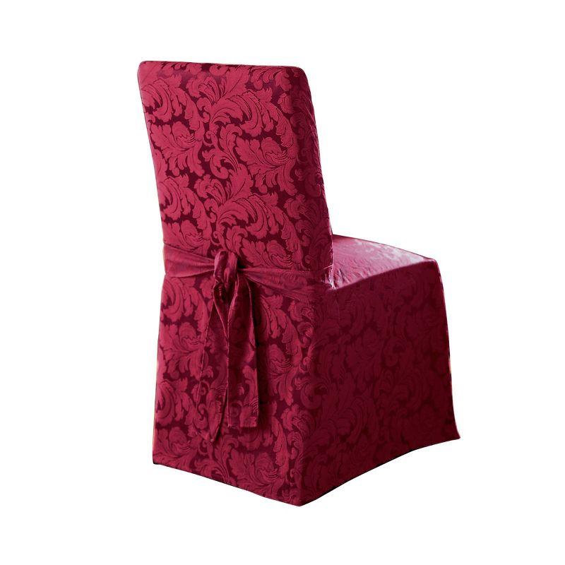 Scroll Classic Box Cushion Dining Chair Slipcover