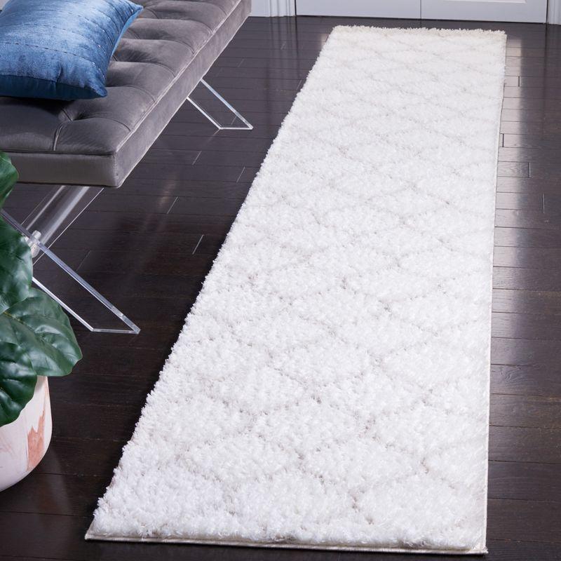 Red Barrel Studio® Tahoe Shag Performance Geometric Rug