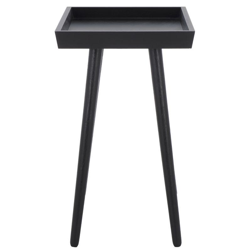 Nonie Tray Accent Table - Black - Safavieh