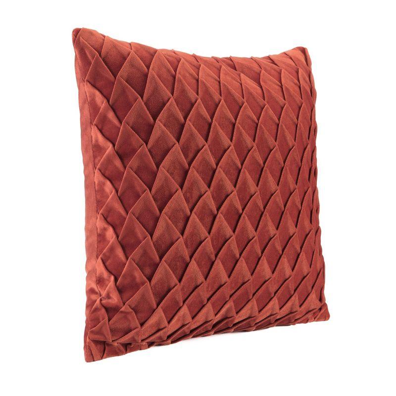 Chanasya Chanasya Gem Textured Velvet Decorative Throw Pillow Cover