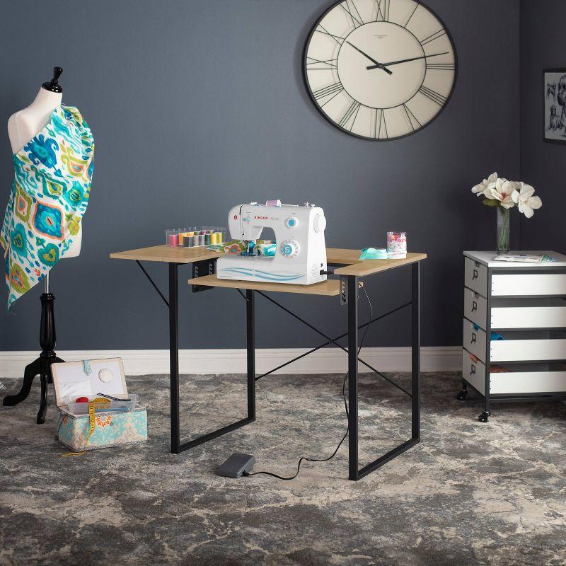 41'' x 23'' Sewing Table with Sewing Machine Platform