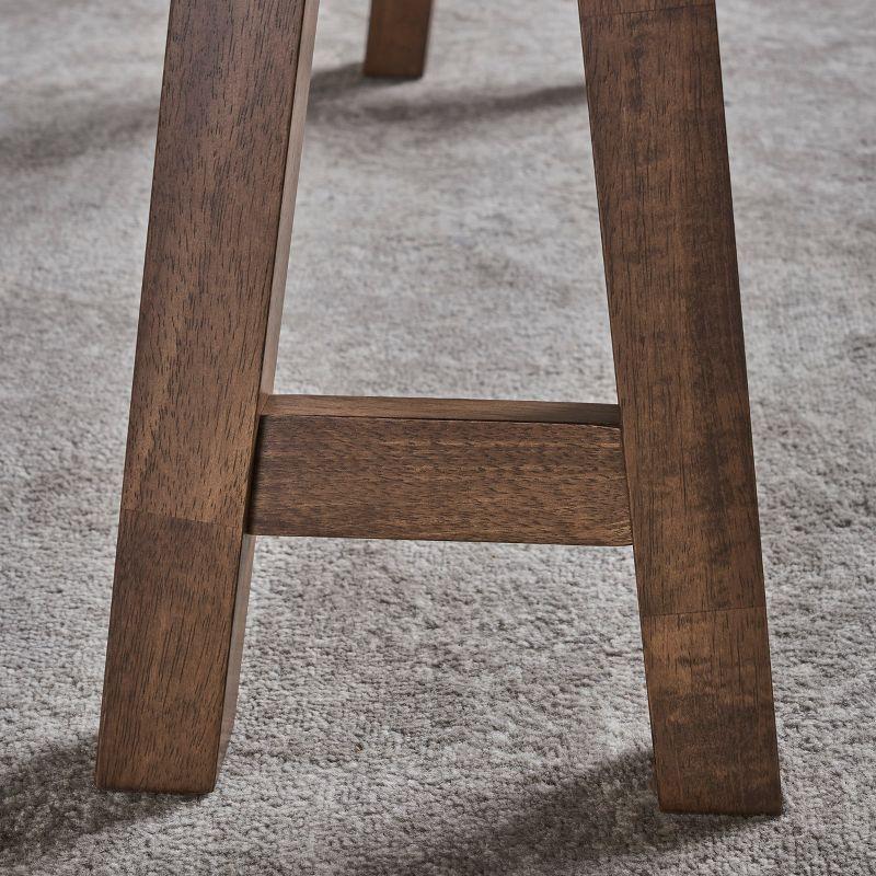 Sabine 71" Rectangular Farmhouse Wood Dining Table: Seats 8, Rubberwood & Oak - Christopher Knight Home