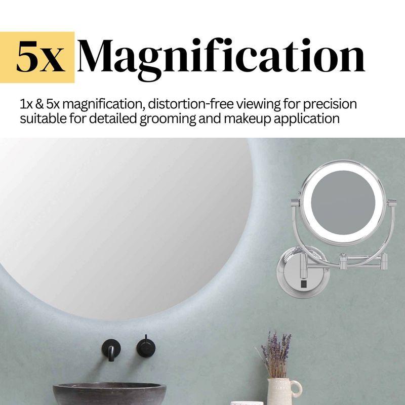 Aptations Kimball Young Metal Concave LED Wall Mirror