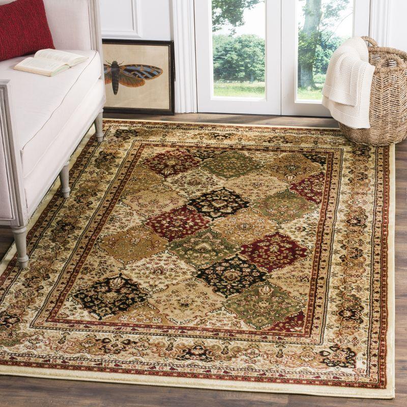 Lyndhurst LNH221 Power Loomed Accent Rug - Multi/Ivory - 3'3"x5'3" - Safavieh