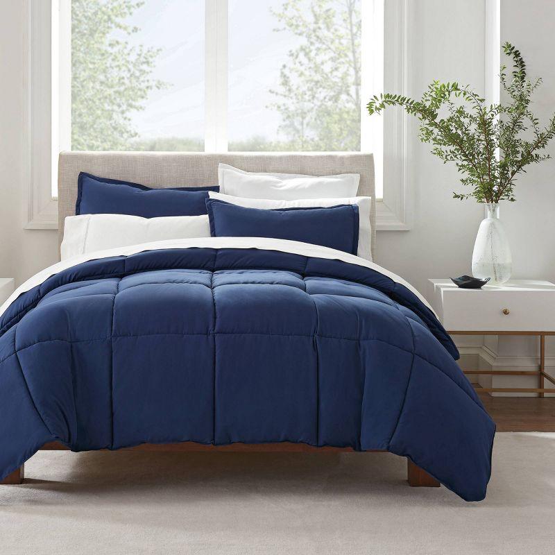 Serta Microfiber 3 Piece Comforter Set