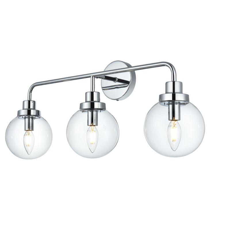 Elegant Lighting Hanson 28 inch Wall Sconce in Chrome