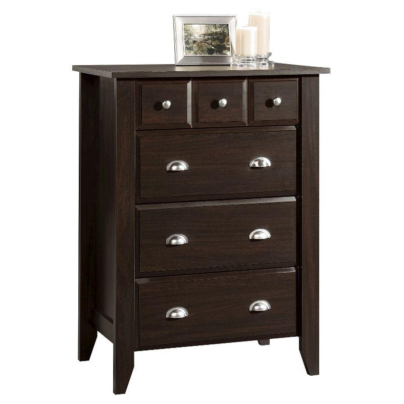 Jamocha Wood 4-Drawer Chest with Metal Runners