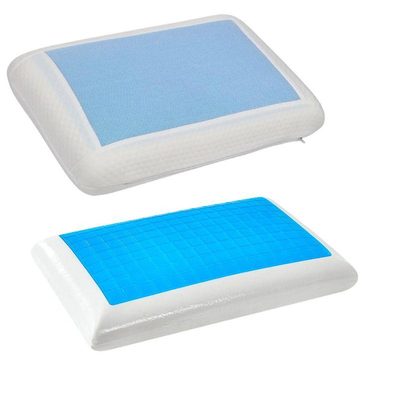 Home Mart Goods Queen Size Cooling Gel Soft Comfortable Memory Foam Pillow